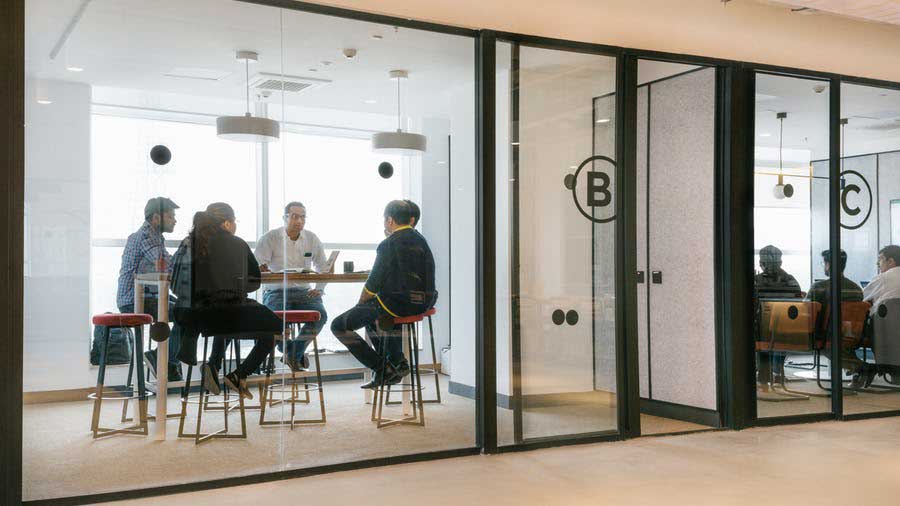 wework blueone square